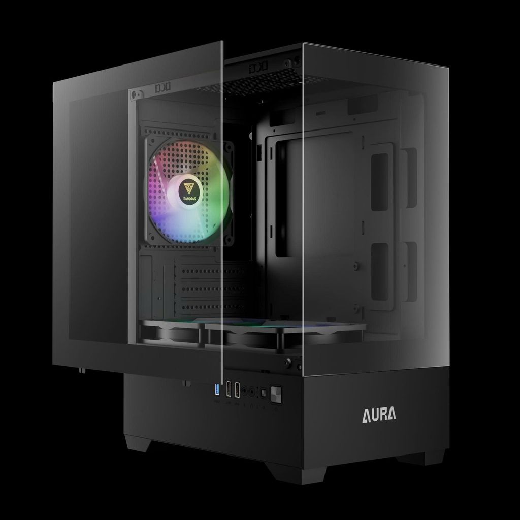CASE GAMDIAS AURA GC9M ELITE ARGB | Black - White