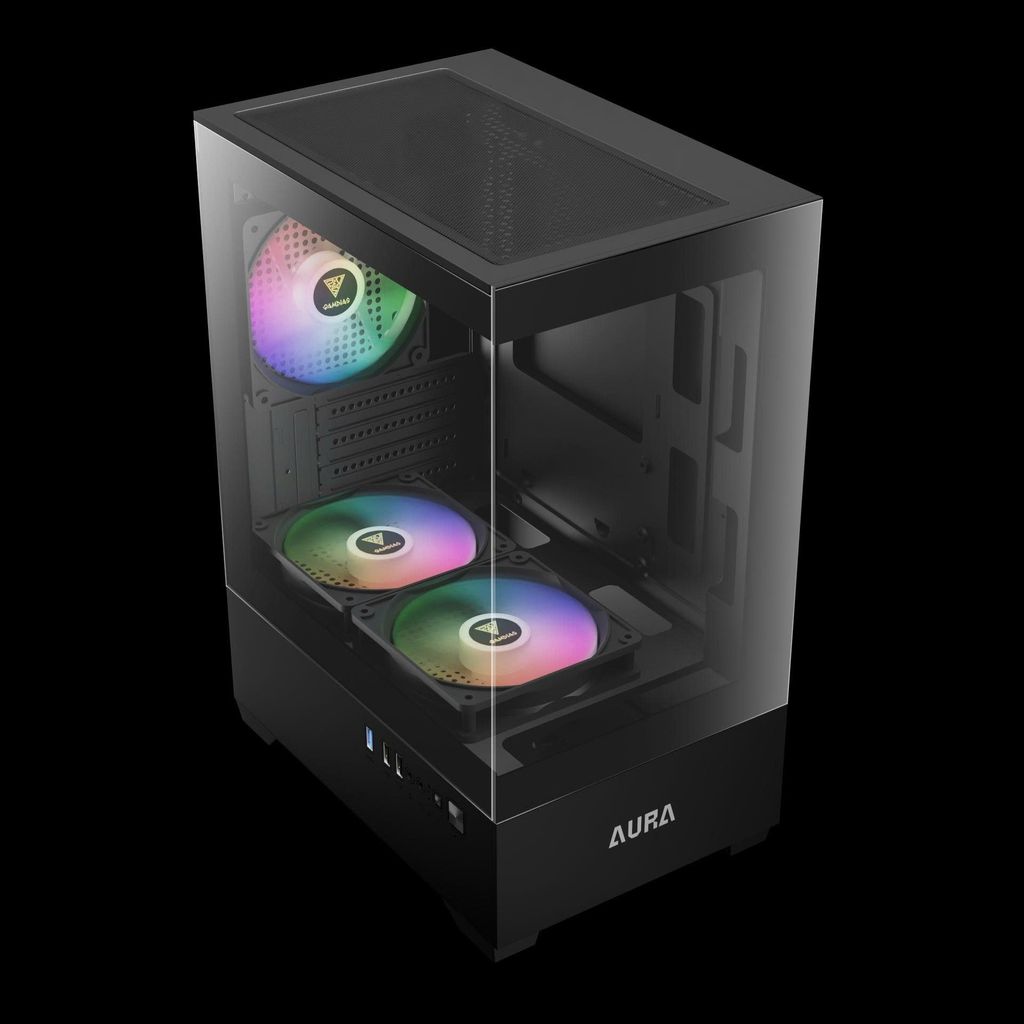 CASE GAMDIAS AURA GC9M ELITE ARGB | Black - White