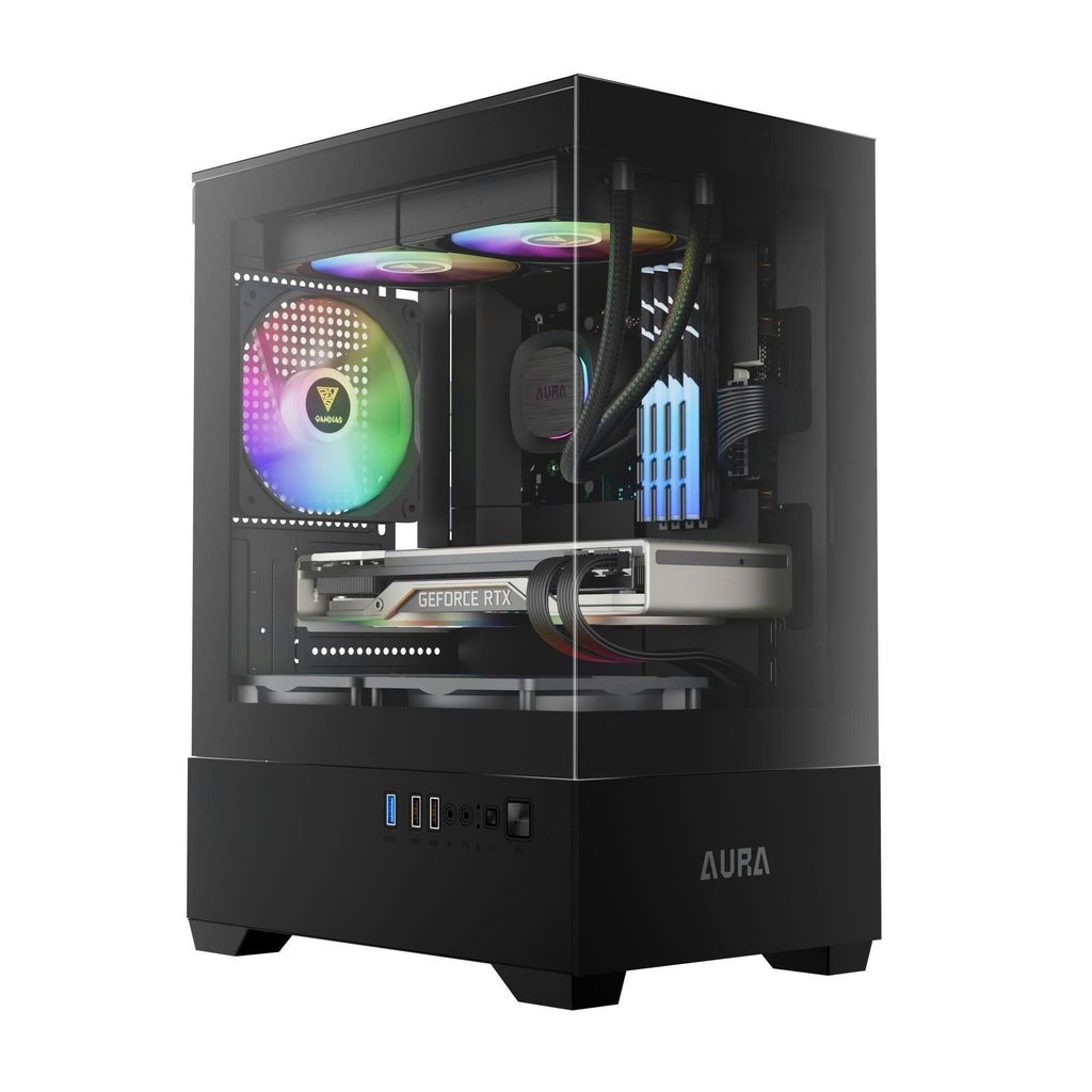 CASE GAMDIAS AURA GC9M ELITE ARGB | Black - White