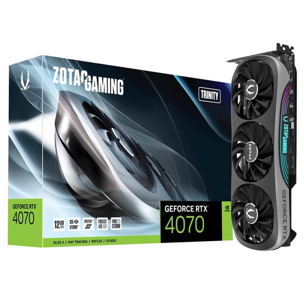 Card màn hình ZOTAC GAMING GeForce RTX 4070 Trinity – 12GB GDDR6X