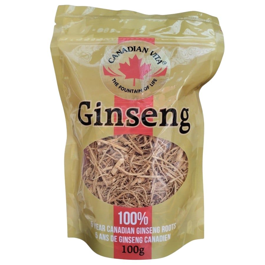 Rễ nhân sâm Canada 5 năm tuổi khô - Canadian Vita Dried Gingeng Roots-Fiber