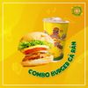  Combo Bánh Mì Burger Gà Miếng + Nước 