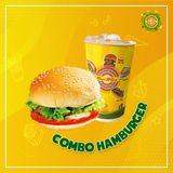  Combo Bánh Mì HamBurger + Nước 