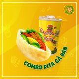  Combo Bánh Mi Pita Gà Miếng + Nước 