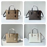  Túi Coach Mollie tote 25 in signature canvas 