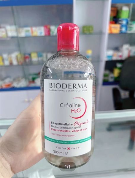  Nước tẩy trang Bioderma Créaline H2O Originale, 500ml 