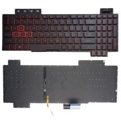 Bàn phím laptop Asus Tuf Gamming FX504 FX504GD FX504GE FX504GM FX505D FX505G FX80 FX80GM FX86F FX86 FX86S FX86F, Asus TUF F15 A15 F17 A17 FX507Z FA507R FX517Z FX707Z FA707R (CÓ ĐÈN) – CÁP LED NHỎ 2-4 CHÂN