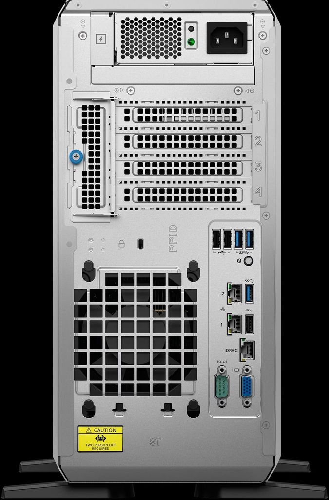 Máy chủ DELL PowerEdge T360 Server | Intel Xeon E-2434 3.4G | 16GB UDIMM | 2TB SATA | Tản nhiệt | PERC H355 | iDRAC9, Basic | 1 x 600W | BC5720 DP | DVDRW