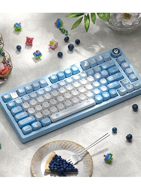 Bàn phím gaming có dây LEOBOG Hi75 (Phiên bản Xanh dương + trắng)