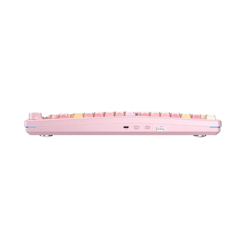 BÀN PHÍM CƠ GAMING 3 MODE LEOBOG ALICE A75 (Phiên bản Moon Cat hồng)