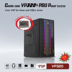 Case nguồn VSP VP320 LED RGB + 500W