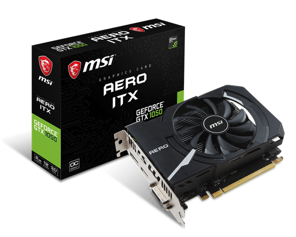 VGA MSI GeForce GTX 1050 AERO ITX 2G OC 1Fan