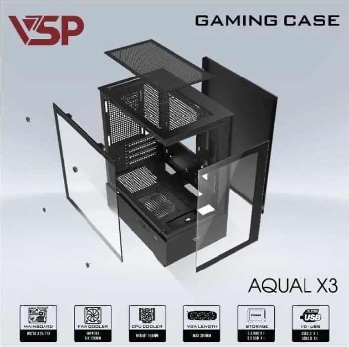 Case Gaming VSP Aqual X3