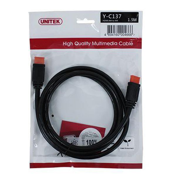 Cáp HDMI UNITEK 1.5m