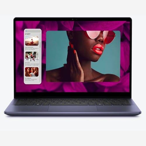 Laptop Dell Inspiron 7445 2in1 | R5-8640HS | Ram 8GB | SSD 512GB | 14inch FHD+ | Touch | Win11 | Ice Blue | Nhôm