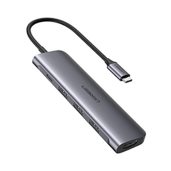 Bộ chuyển đổi Type C ra 3 cổng USB 3.0+ HDMI + tích hợp nguồ PD Ugreen 50209