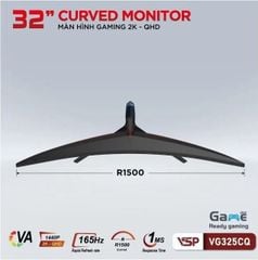 Màn hình cong Gaming VSP VG325CQ | 2K | VA | 165Hz | 1ms | 31.5 inch