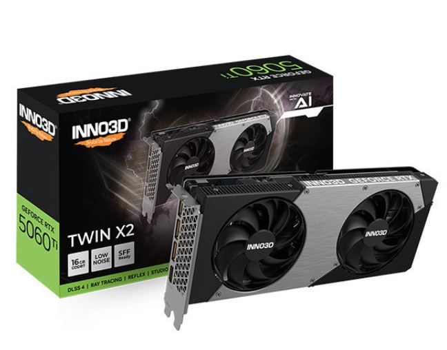VGA INNO3D Geforce RTX 5060 Ti 16GB Twin X2 GDDR7