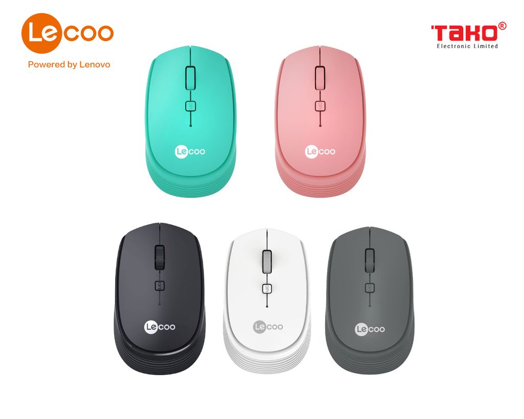 Chuột không dây Lecoo WS202 (USB)