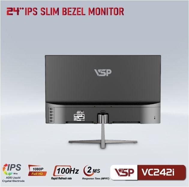 Màn hình VSP VC242i | 24 inch | FHD IPS | 100Hz | 2ms