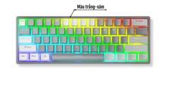 BÀN PHÍM CƠ GAMING CÓ DÂY AULA F3261 (Phiên bản nhiều màu)