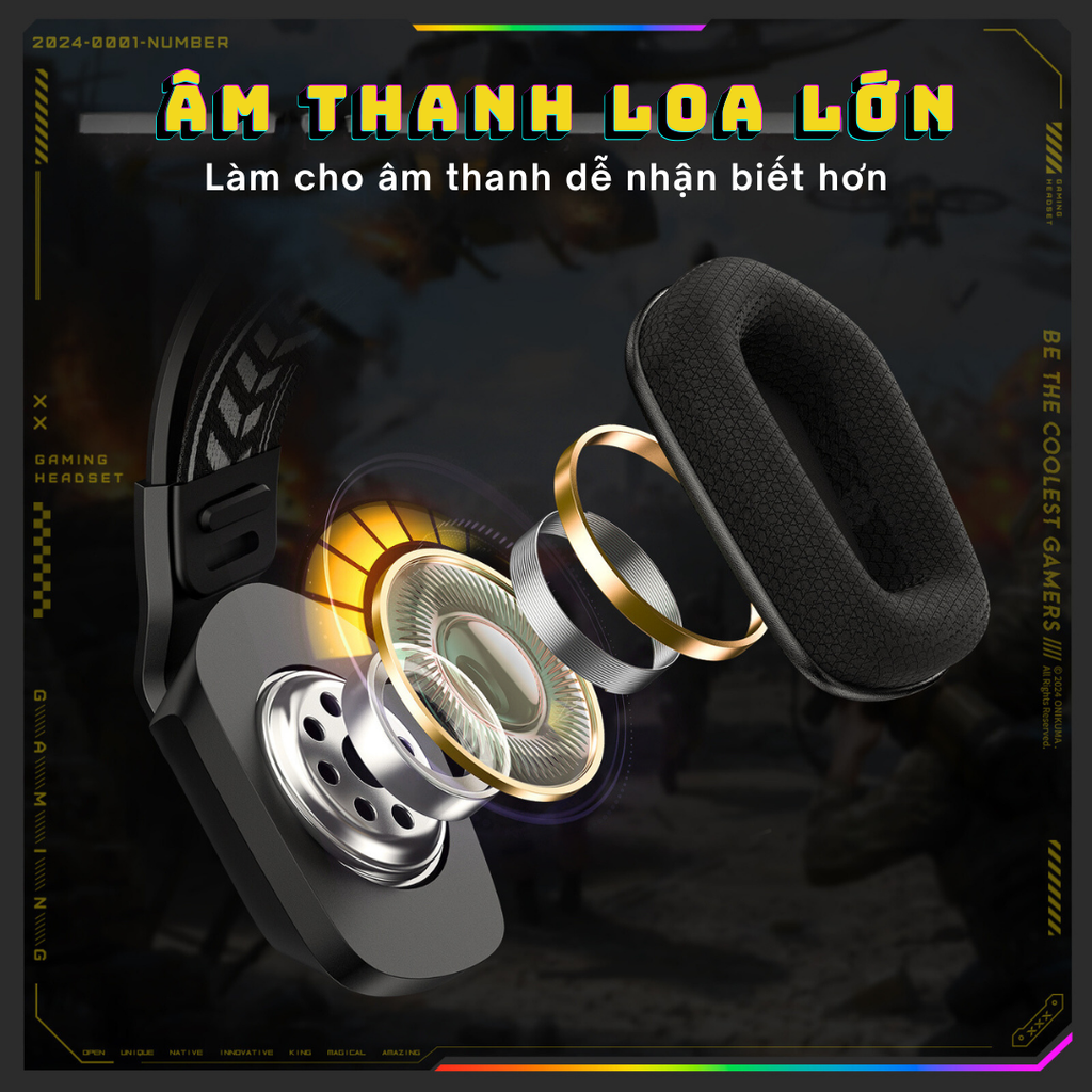 Tai nghe Gaming ONIKUMA X13