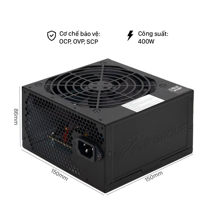 Nguồn FSP Power Supply AX Series AX400ATX  Active PFC