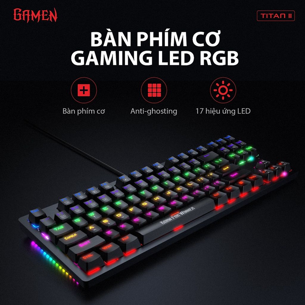 Bàn phím cơ GAMEN TITAN II