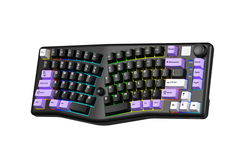 Bàn phím cơ Gaming 3 MODE LEOBOG ALICE A75 (Phiên bản tím+đen)