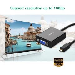 Cáp chuyển Micro HDMI to VGA Ugreen 40268