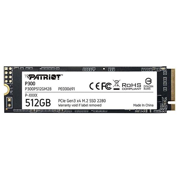 SSD Patriot M2 NVMe 512GB P300 Gen 3x4