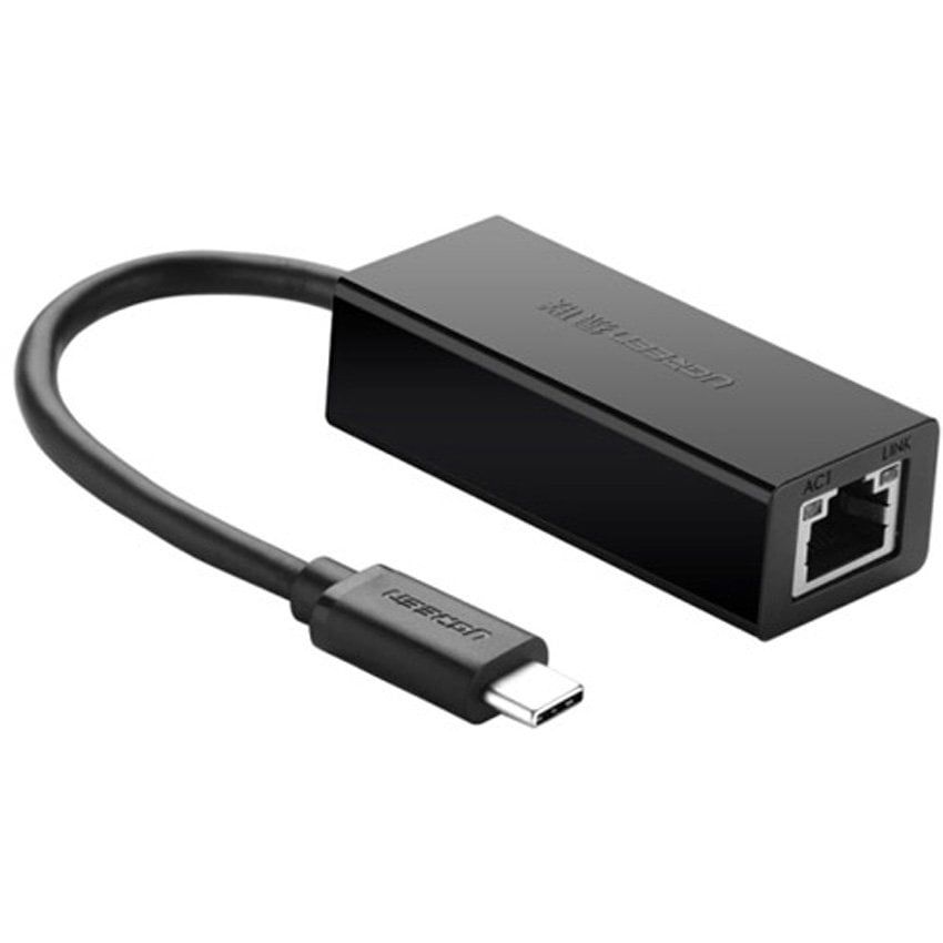 Cáp chuyển Usb Type C to Lan 10/100 Mbps Ugreen 30287