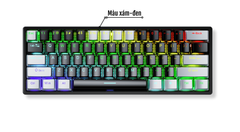 BÀN PHÍM CƠ GAMING CÓ DÂY AULA F3261 (Phiên bản nhiều màu)