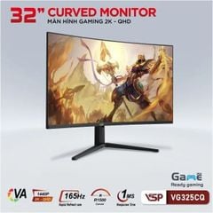 Màn hình cong Gaming VSP VG325CQ | 2K | VA | 165Hz | 1ms | 31.5 inch