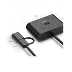Cáp USB Type C, usb type A ra 4 port Usb 3.0 40850