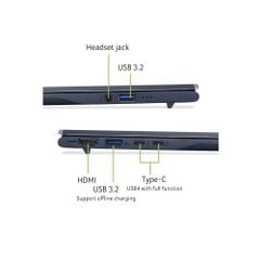 Laptop Acer Swift Go 14 SF14-51-53P9 | U5 226V | Ram 16GB | SSD 1TB | 14 inch | 3K 90Hz | OLED | BẠC