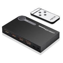 Bộ gộp HDMI 3 vào 1 ra Ugreen 40234 - Hỗ trợ full HD, 3D màu đen
