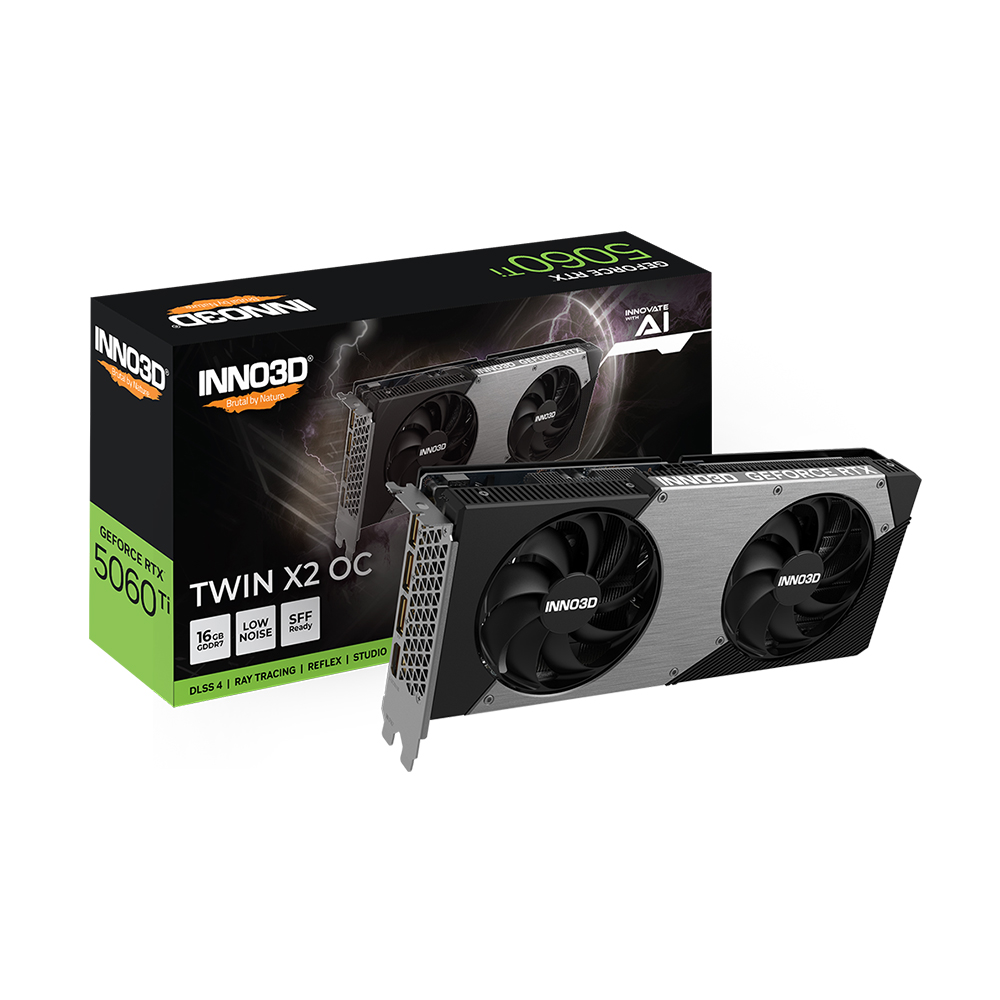 VGA INNO3D Geforce RTX 5060 Ti 16GB Twin X2 OC