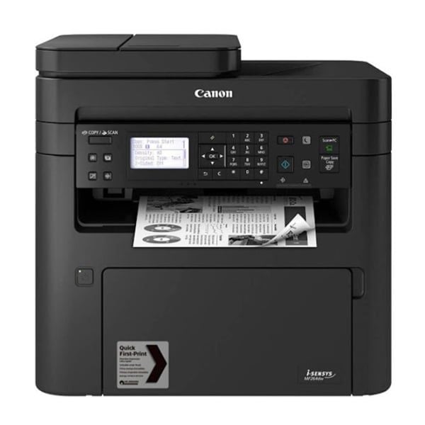 Máy in đa năng Laser đen trắng CANON MF264DW II (A4/A5/ In/ Copy/ Scan/ Đảo mặt/ ADF/ USB/ LAN/ WIFI)