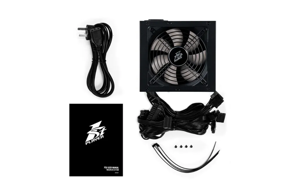 NGUỒN MÁY TÍNH FIRST PLAYER (1STPLAYER) DKPM-BRZ-600 600W ĐEN (80 PLUS BRONZE)