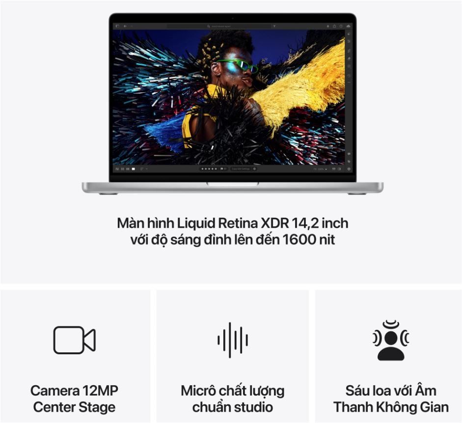 Laptop Apple MacBook Pro 14 M4 10CPU 10GPU 16GB - 512GB