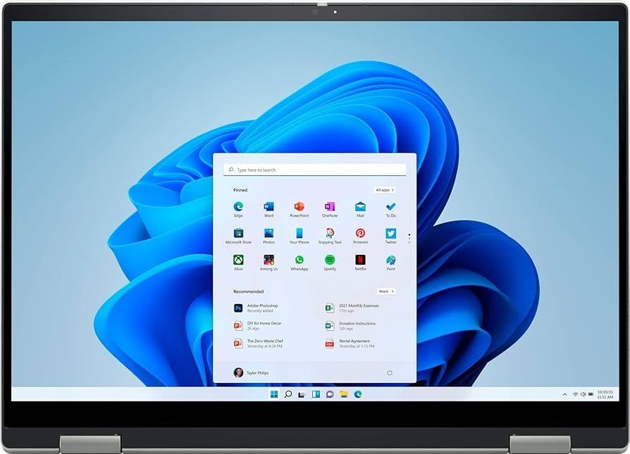 Laptop Dell Inspiron 14 7435 (2in1) | AMD Ryzen 5 7530U | 8GB | SSD 512GB | 14 inch FHD+ Cảm ứng | Blue