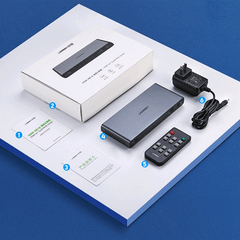 Bộ ghép UGREEN 4 đầu vào HDMI và 1 đầu ra 50745