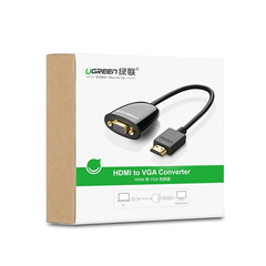 Cáp chuyển đổi HDMI to VGA ( không Audio) Ugreen 40253 cao cấp