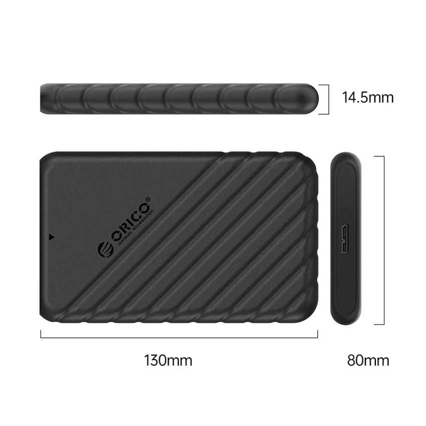 Hộp đựng ổ cứng 2.5 inch ORICO 25PW1-U3-BK