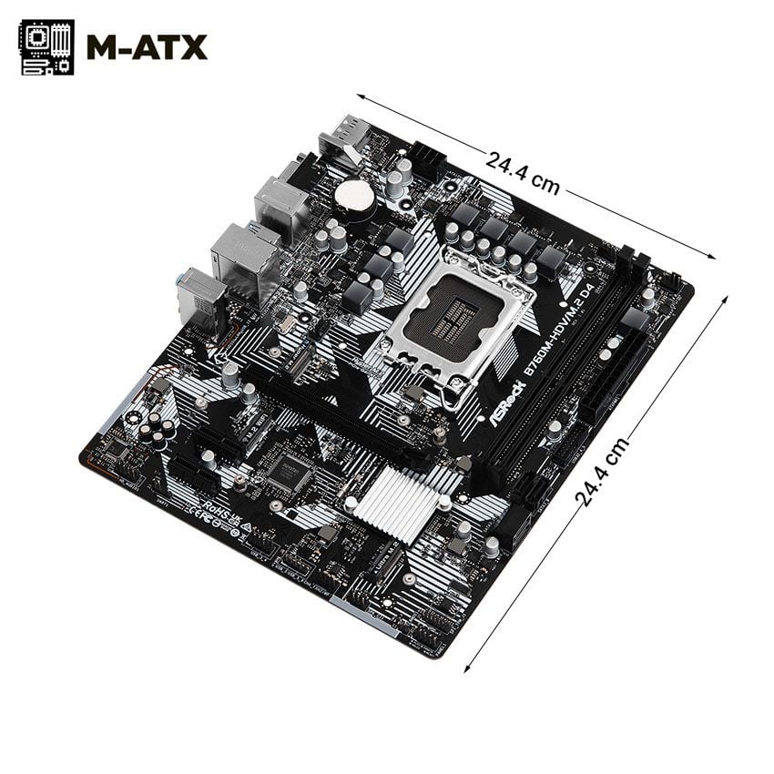 Mainboard ASROCK B760M HDV/M.2 D4