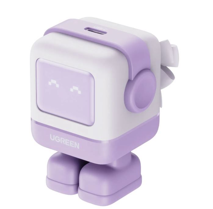 Cóc sạc nhanh UGREEN 25036 CD359 Robot Nexode RG 30W USB Type C màu tím