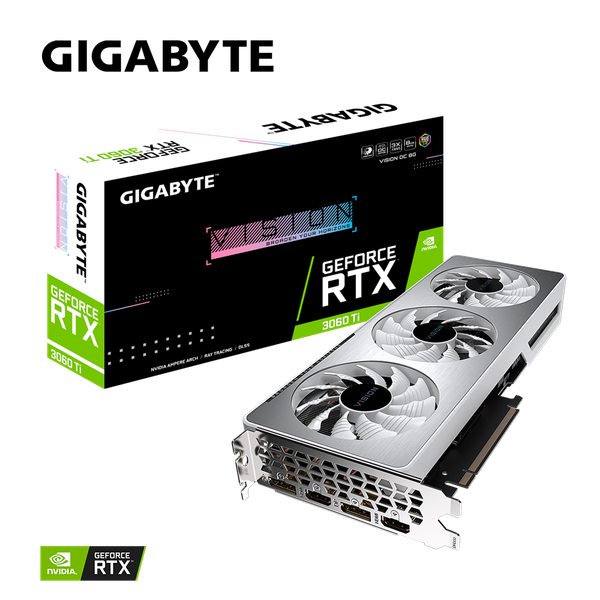 VGA GIGABYTE GeForce RTX 3060 Ti Vision OC 8GB