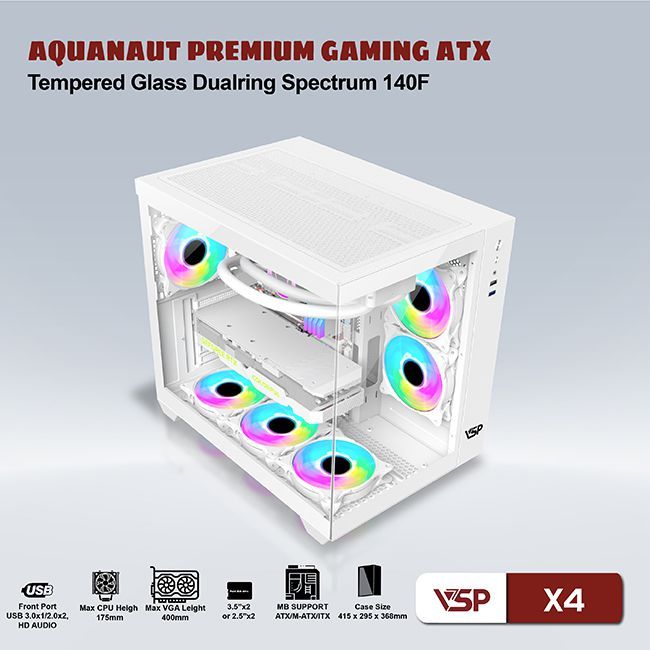 CASE VSP GAMING AQUANAUT X4