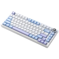 Bàn phím gaming có dây LEOBOG Hi75 (Phiên bản Xanh dương + trắng + tím)